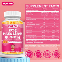 Nutrition facts and ingredients panel