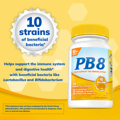 60-day supply bottle of Nutrition Now PB 8 Probiotic