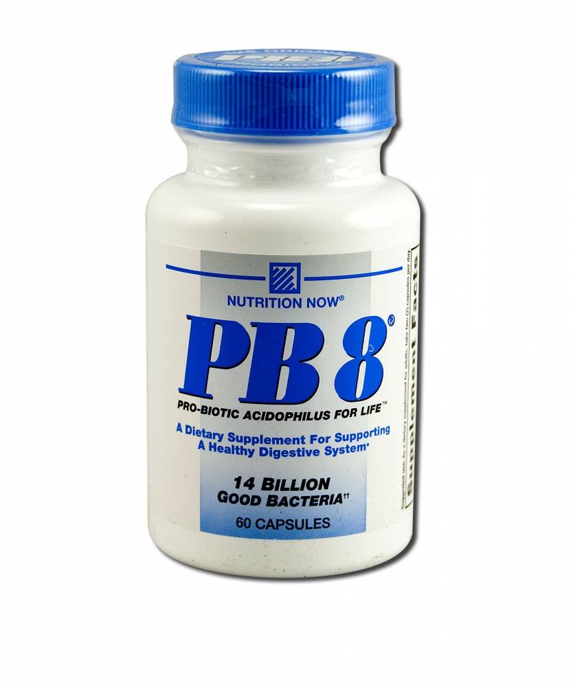 Nutrition Now PB8 Acidophilus Capsules - Gluten Free - 60 Count