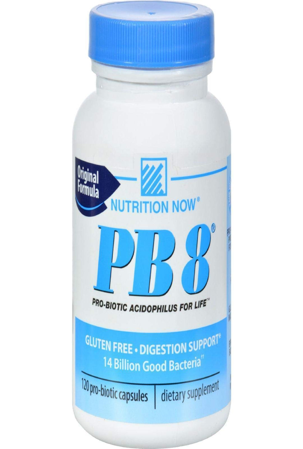 Pb8 Acidophilus probiotic capsules close-up