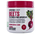 Nutrition Works Beets Superfood Powder tub front for a convenient energy support.