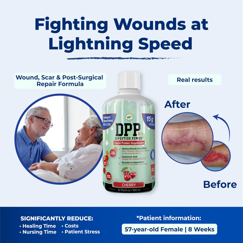 Nutritional Designs DPP active user drinking the liquid supplement