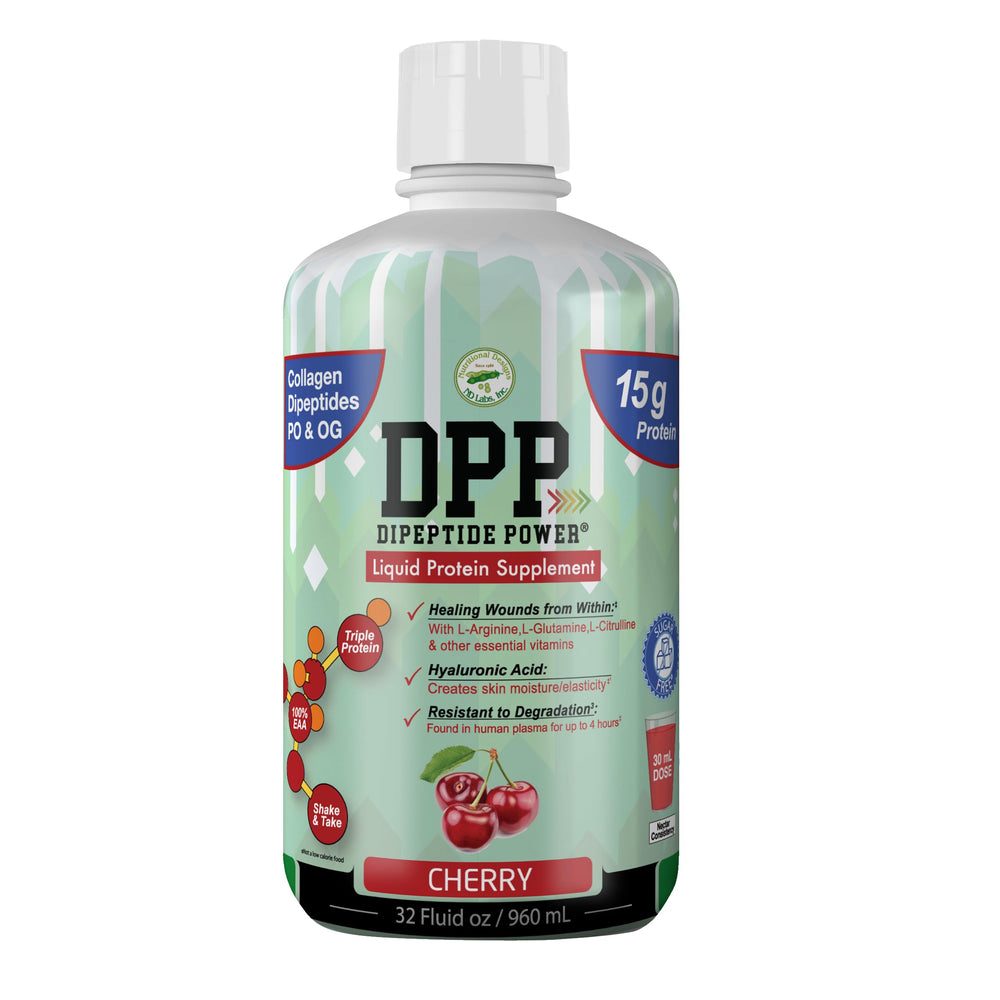 Nutritional Designs DPP bottle closeup highlighting tissue support potential