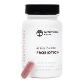 Nutritional Roots bottle featuring probiotics and soil-based organisms