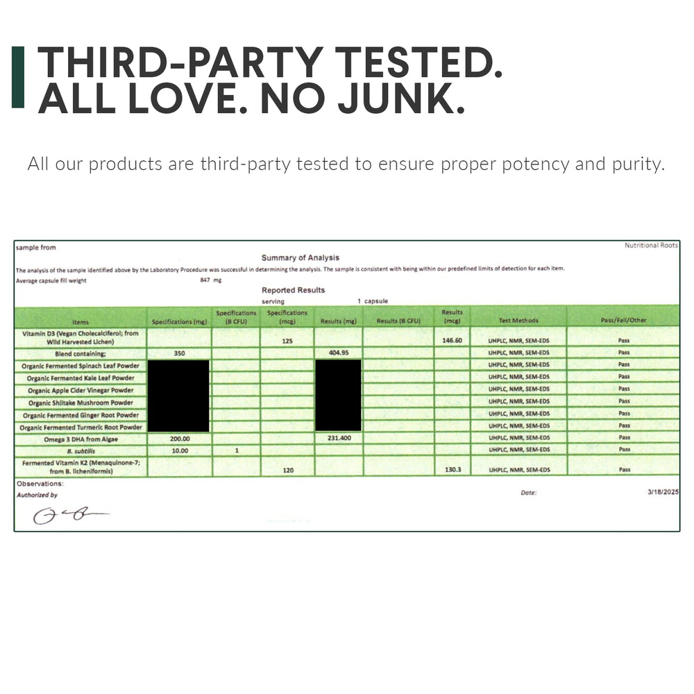 Active lifestyle scene featuring Nutritional Roots supplements