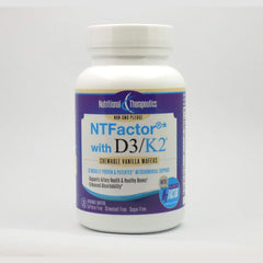 Nutritional Therapeutics D3/K2 with NT Factor Vanilla 30 Wafers bottle and packaging