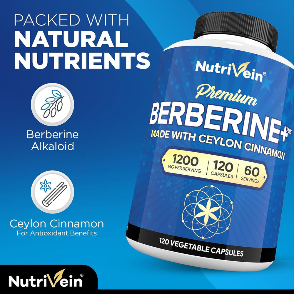 Berberine HCL capsules in bottle