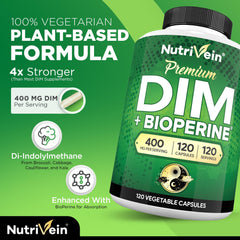 Bioperine enhances absorption with DIM