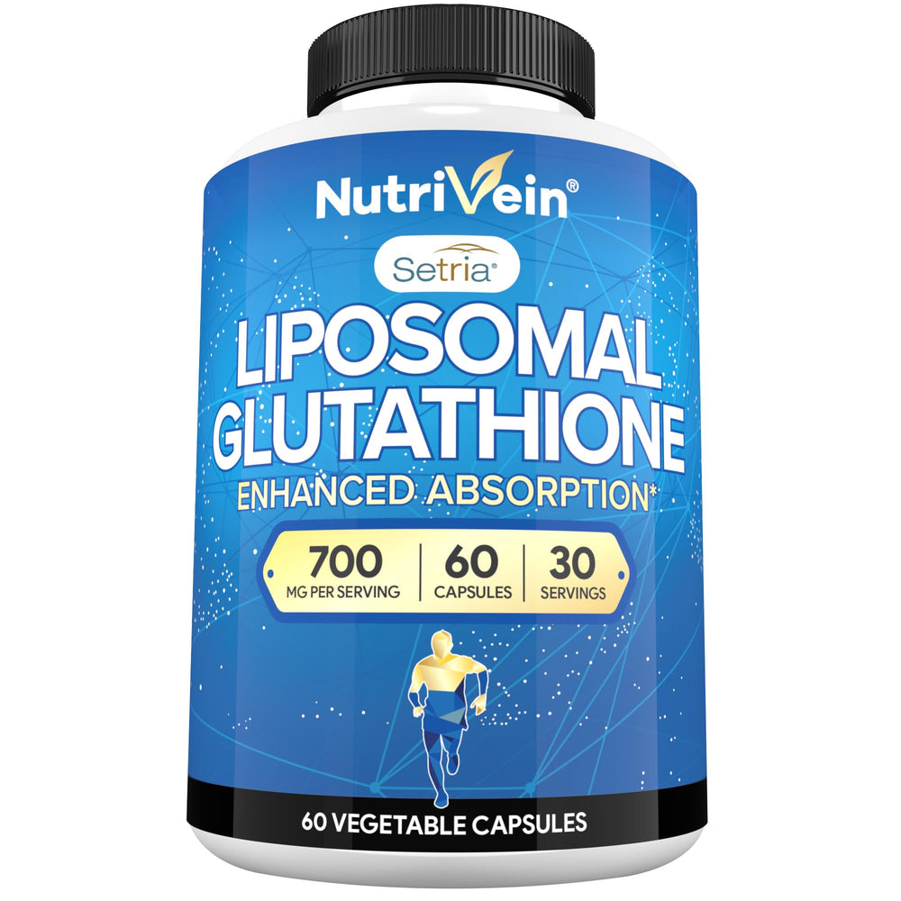 Nutrivein Liposomal Glutathione 700 mg bottle with label
