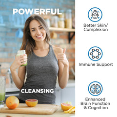 Supplement facts panel close-up