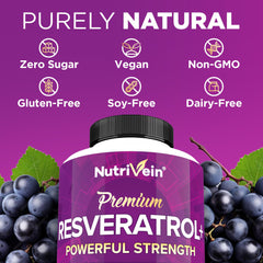 Resveratrol ingredients highlights and polyphenols