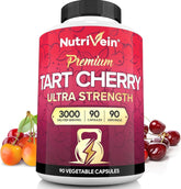 Nutrivein Tart Cherry Capsules 3000mg bottle front view