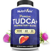 Nutrivein TUDCA+ Liver Support bottle with 1000mg per serving