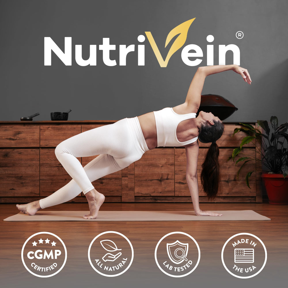 Nutrivein USA facility certification logo signals quality and third-party testing.