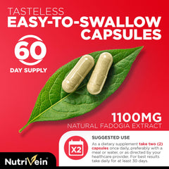 GMP-certified facility badge and vegan ingredients for Nutrivein