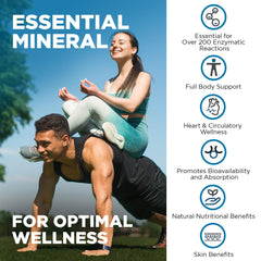 Zinc Gluconate 100mg bottle featuring Nutrivein premium vegan ingredients