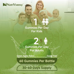 NutriVivency gummies on a desk suggesting easy use during work