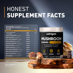 Cordyceps mushroom gummies with ashwagandha