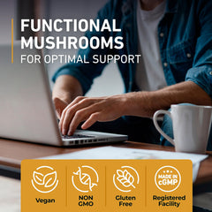 Reishi mushroom gummy for wellness and cognitive support