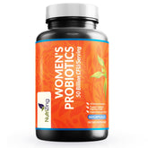 NutriZing Women's Probiotic bottle with 60 capsules and 50 Billion CFU