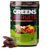 Nutrology Greens & Fruits Powder Chocolate flavor jar
