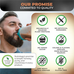 Nutrology TRIPACT serving setup illustrates convenient meal replacement option on the go.