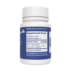 Lifestyle shot of Nutrosleep near a bedtime setting