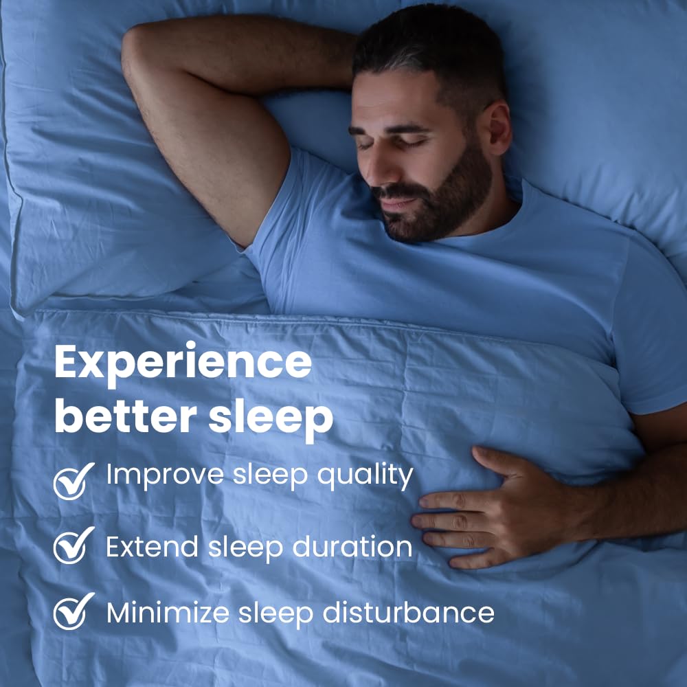 Illustration showing improved sleep efficiency with Nutrosleep PEP19