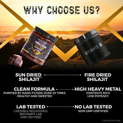 Packaging box of NutroTonic Shilajit Gummies