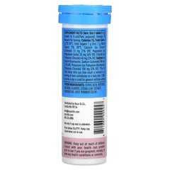 Nuun Active Strawberry Lemonade tablets in glass for refreshing hydration during workouts.