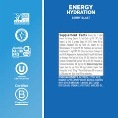 Gluten-free vegan non-GMO Nuun Energy Berry Blast