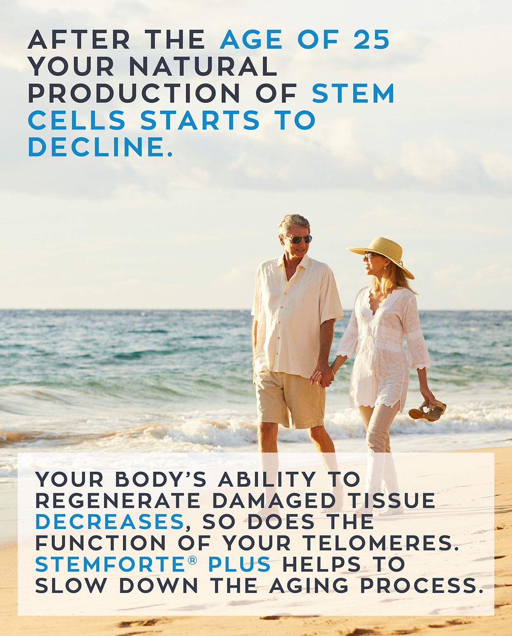 Telomere health concept graphic