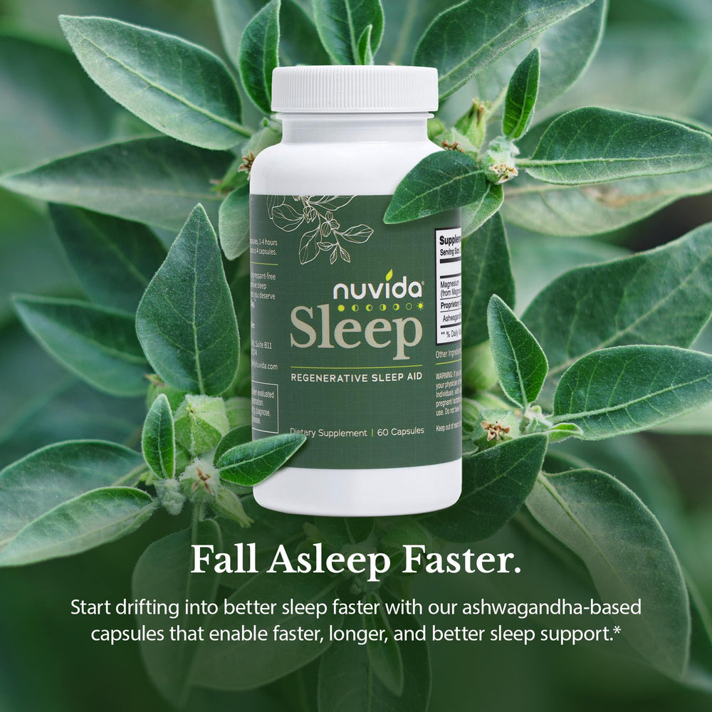 Nutrition facts and supplement details for Nuvida Sleep
