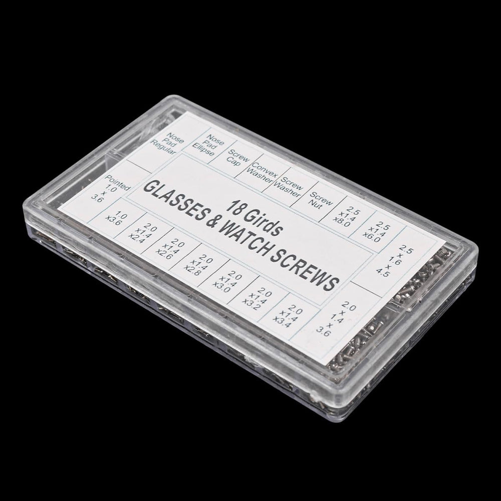 Screws with polished finish and clear threads