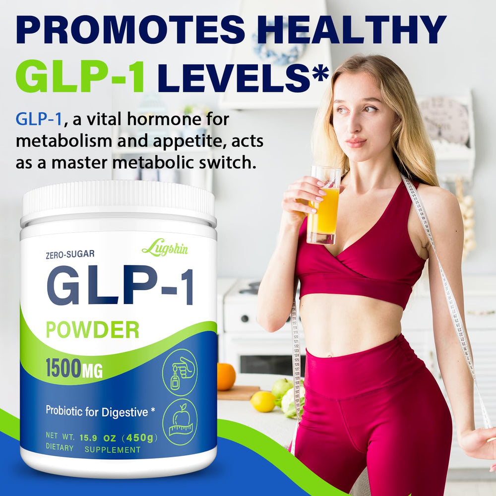 Nwiorte GLP-1 powder scoop emphasizes simple serving for consistent daily wellness.