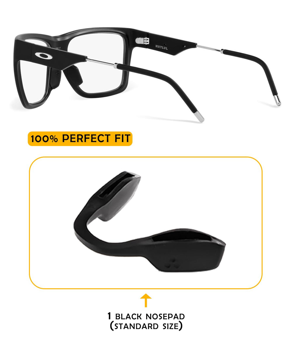 Close-up of silicone nose pads for Oakley Nxtlvl OO9249 OX8028