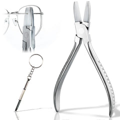 Flat Nose Nylon Jaw Eyeglasses Frame Plier front view