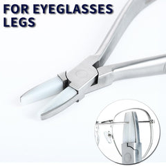 Nylon jaw eyeglasses frame plier adjusting metal frames