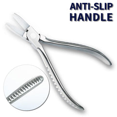 Compact eyeglass repair kit with nylon jaw plier