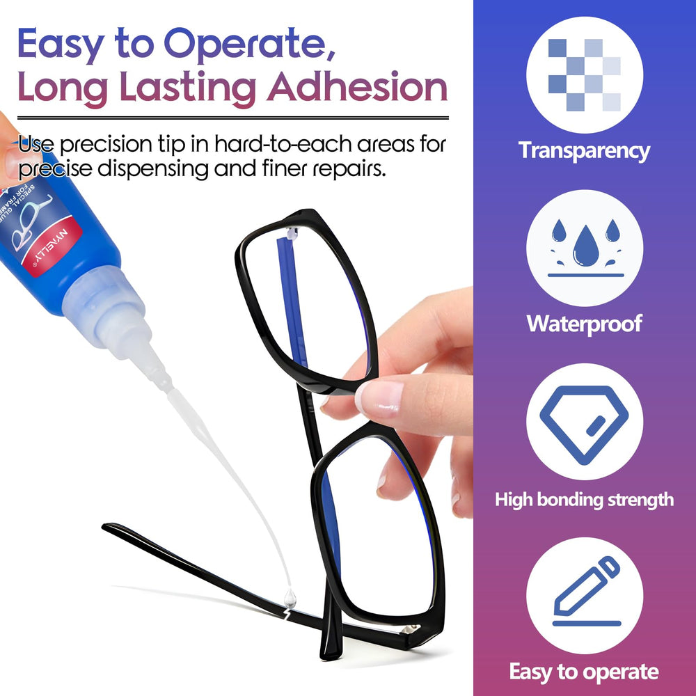 Close-up of precision applicator tip for glue