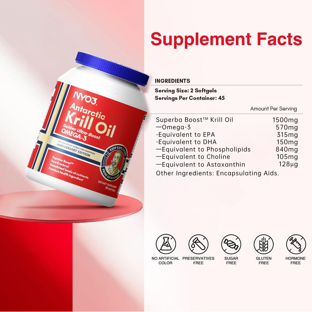 Label highlighting EPA 225mg and DHA 105mg per serving