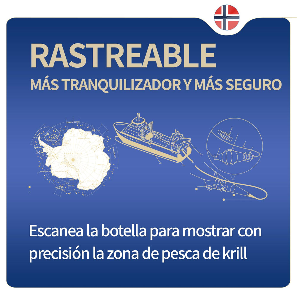 Traceability scan showing krill origin