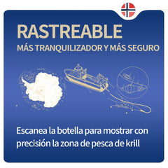 Traceability scan showing krill origin