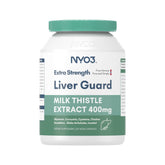 Bottle of NYO3 Milk Thistle Liver Detox 400mg with 60 capsules