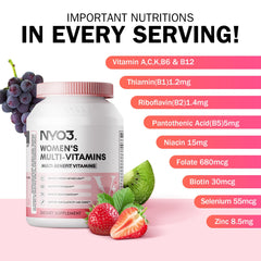 60-day supply packaging of NYO3 Multivitamin