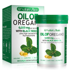 Front view of O NATURE . ZIRAN Oil of Oregano Softgel bottle