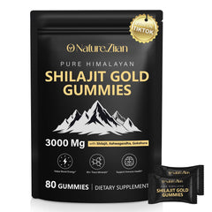 Bottle of O NATURE ZIRAN Shilajit Gummies with label
