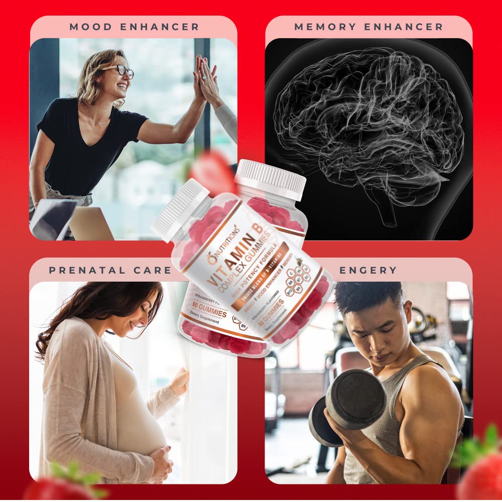 Gummies with Biotin (B7) and Folate (B9) highlights