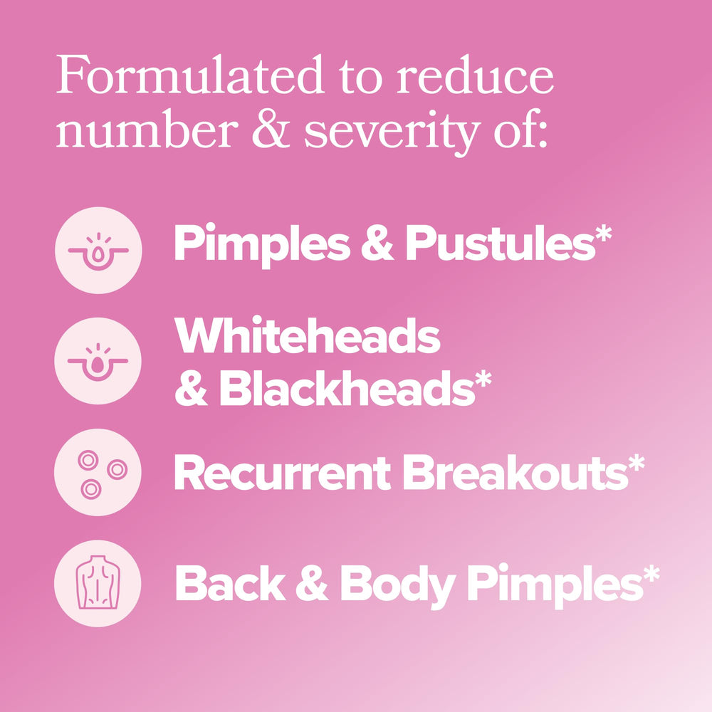 Close-up of FLO Acne capsule