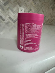 Serving guidance showing 3 capsules daily with water